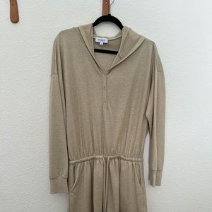Gilli Tan Long Sleeve Romper